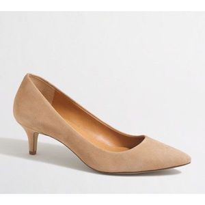 Jcrew Factory Esme Suede Kitten Heel